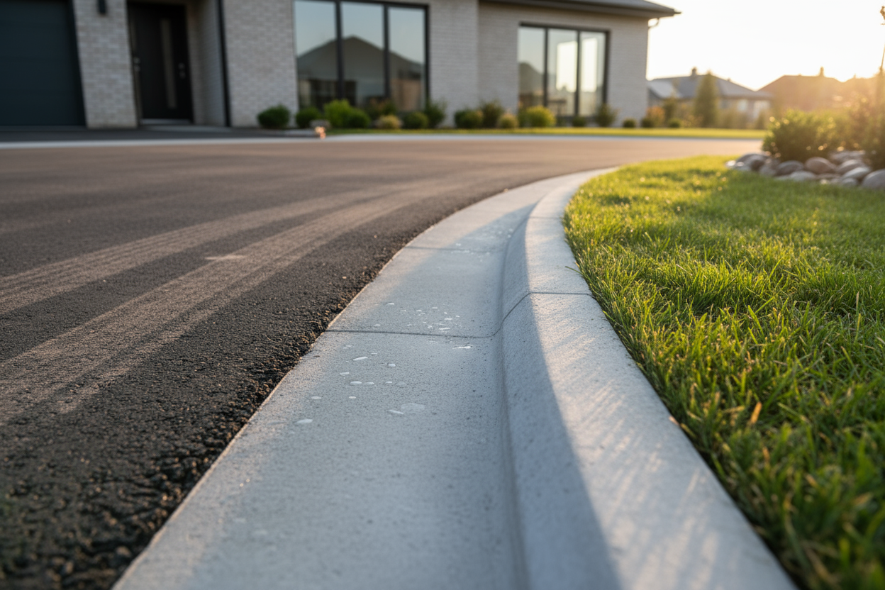 concrete curb